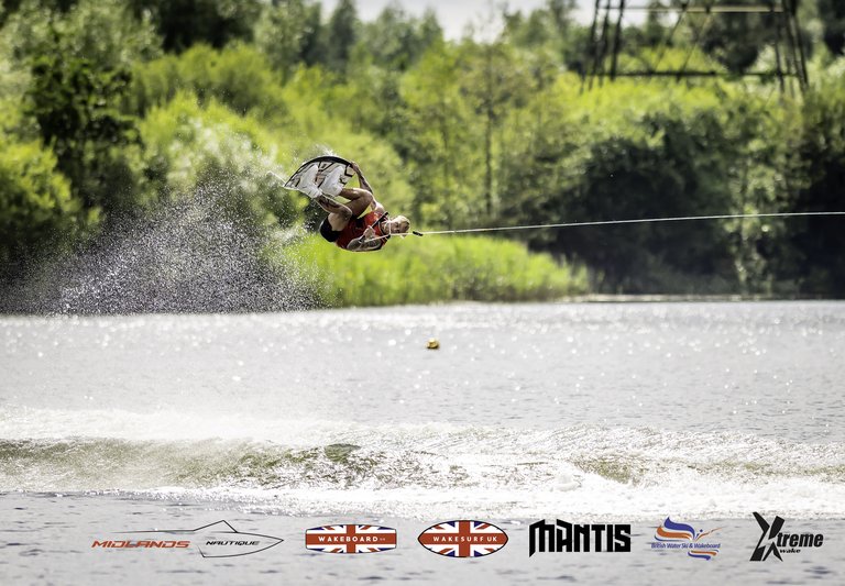 Rider at the 2024 Midlands Nautique UK Wake Nationals Wakeboard - Photo Mantis Pro Media