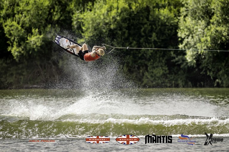 Rider at the 2024 Midlands Nautique UK Wake Nationals Wakeboard - Photo Mantis Pro Media