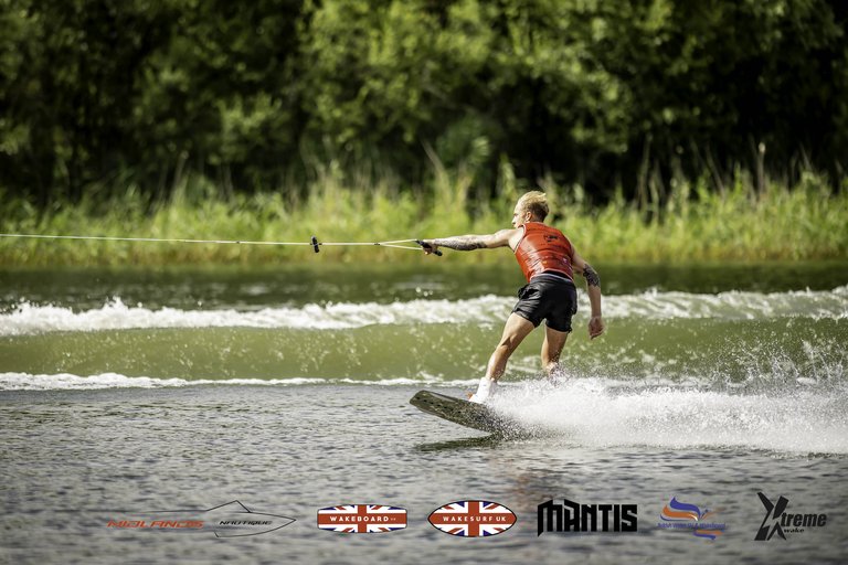 Rider at the 2024 Midlands Nautique UK Wake Nationals Wakeboard - Photo Mantis Pro Media