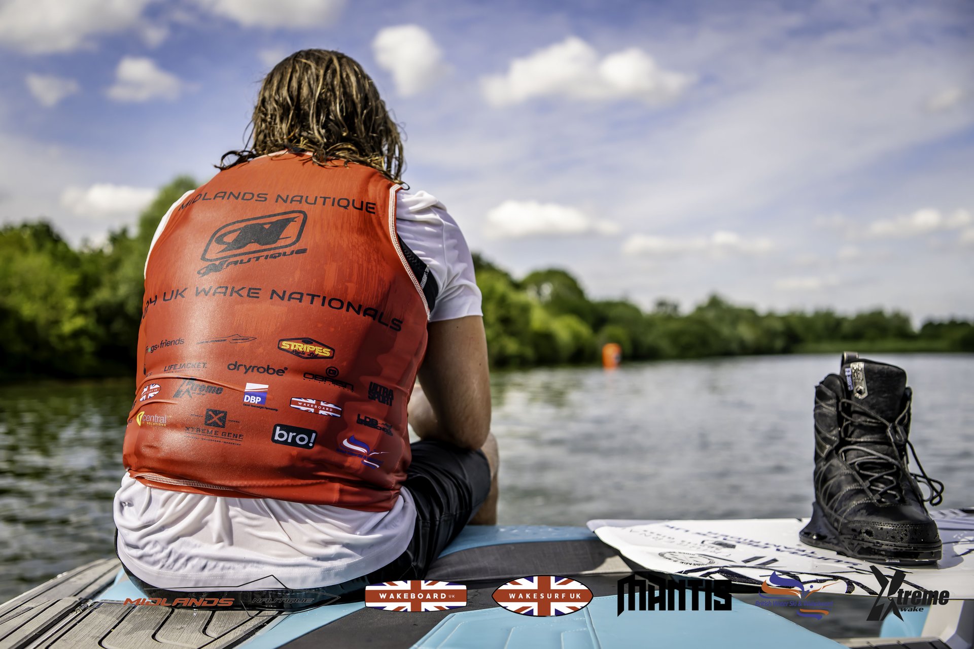 Rider at the 2024 Midlands Nautique UK Wake Nationals Wakeboard