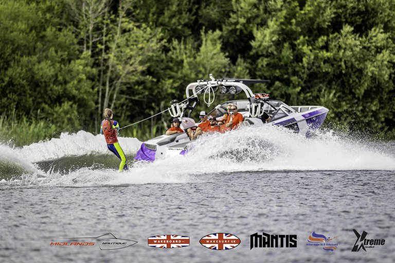 Rider at the 2024 Midlands Nautique UK Wake Nationals Wakeboard - Photo Mantis Pro Media
