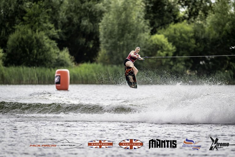 Rider at the 2024 Midlands Nautique UK Wake Nationals Wakeboard - Photo Mantis Pro Media