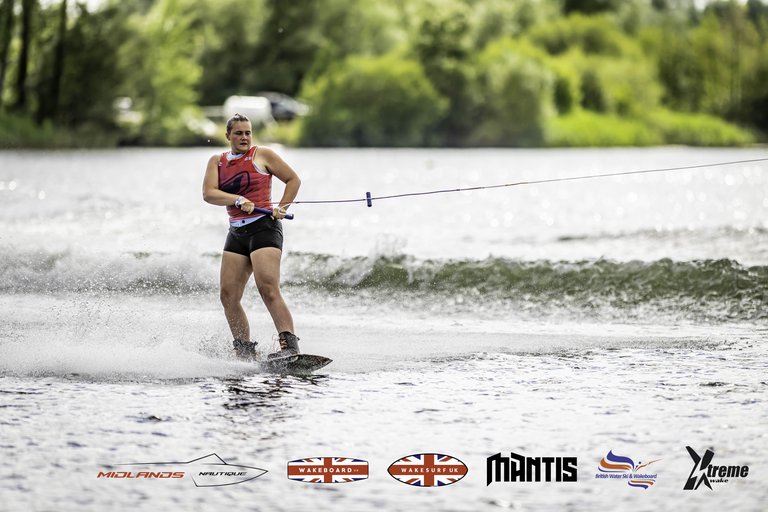 Rider at the 2024 Midlands Nautique UK Wake Nationals Wakeboard - Photo Mantis Pro Media