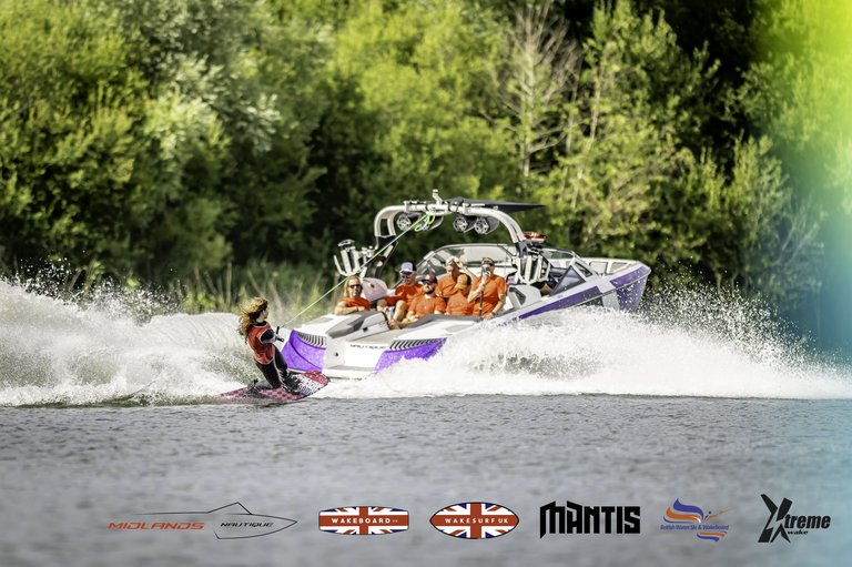 Rider at the 2024 Midlands Nautique UK Wake Nationals Wakeboard - Photo Mantis Pro Media