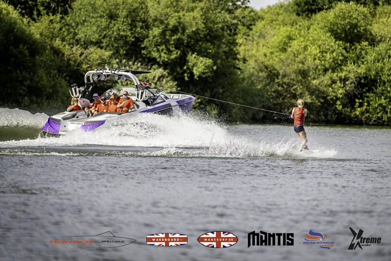 Rider at the 2024 Midlands Nautique UK Wake Nationals Wakeboard - Photo Mantis Pro Media