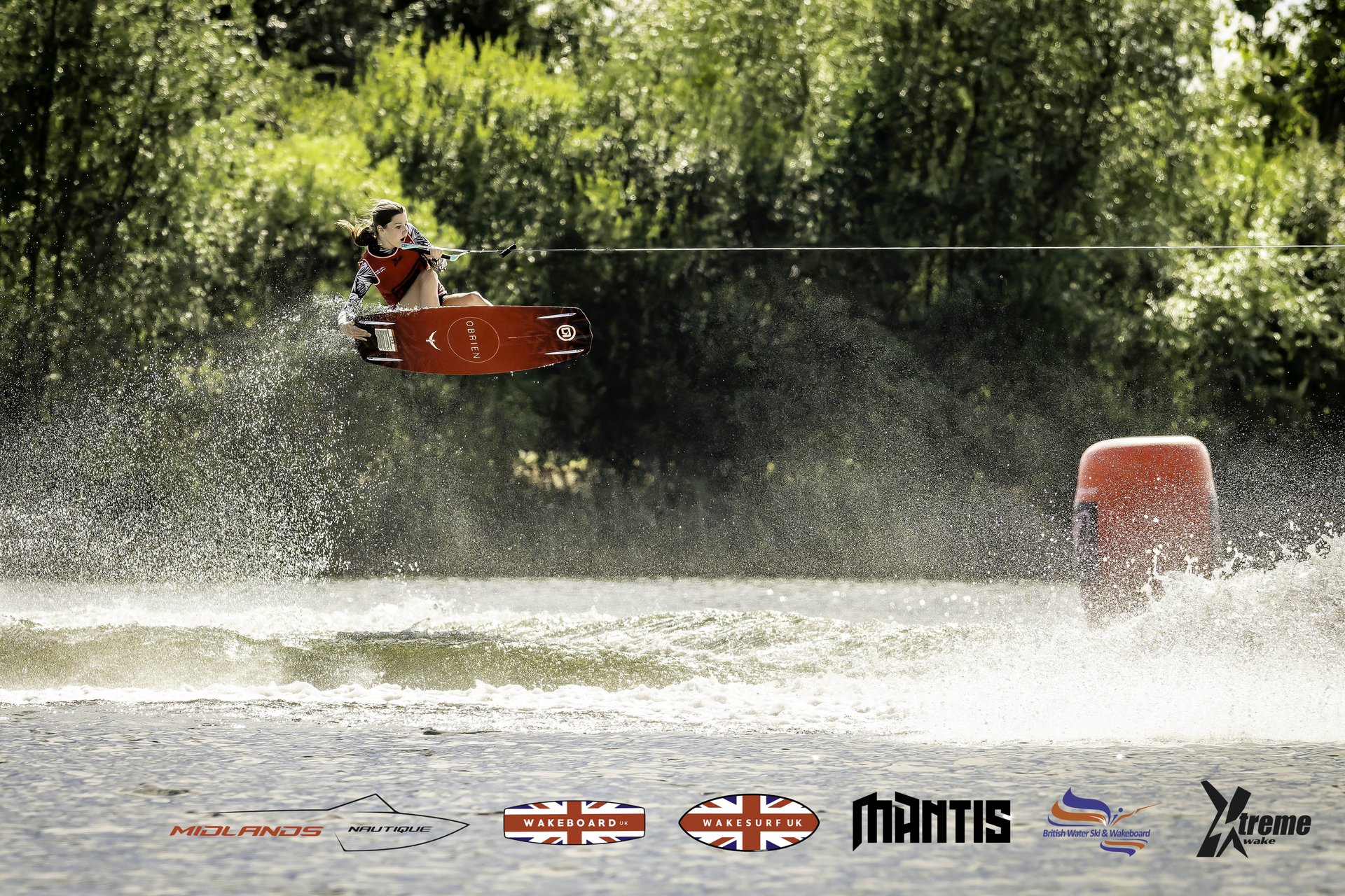 Rider at the 2024 Midlands Nautique UK Wake Nationals Wakeboard