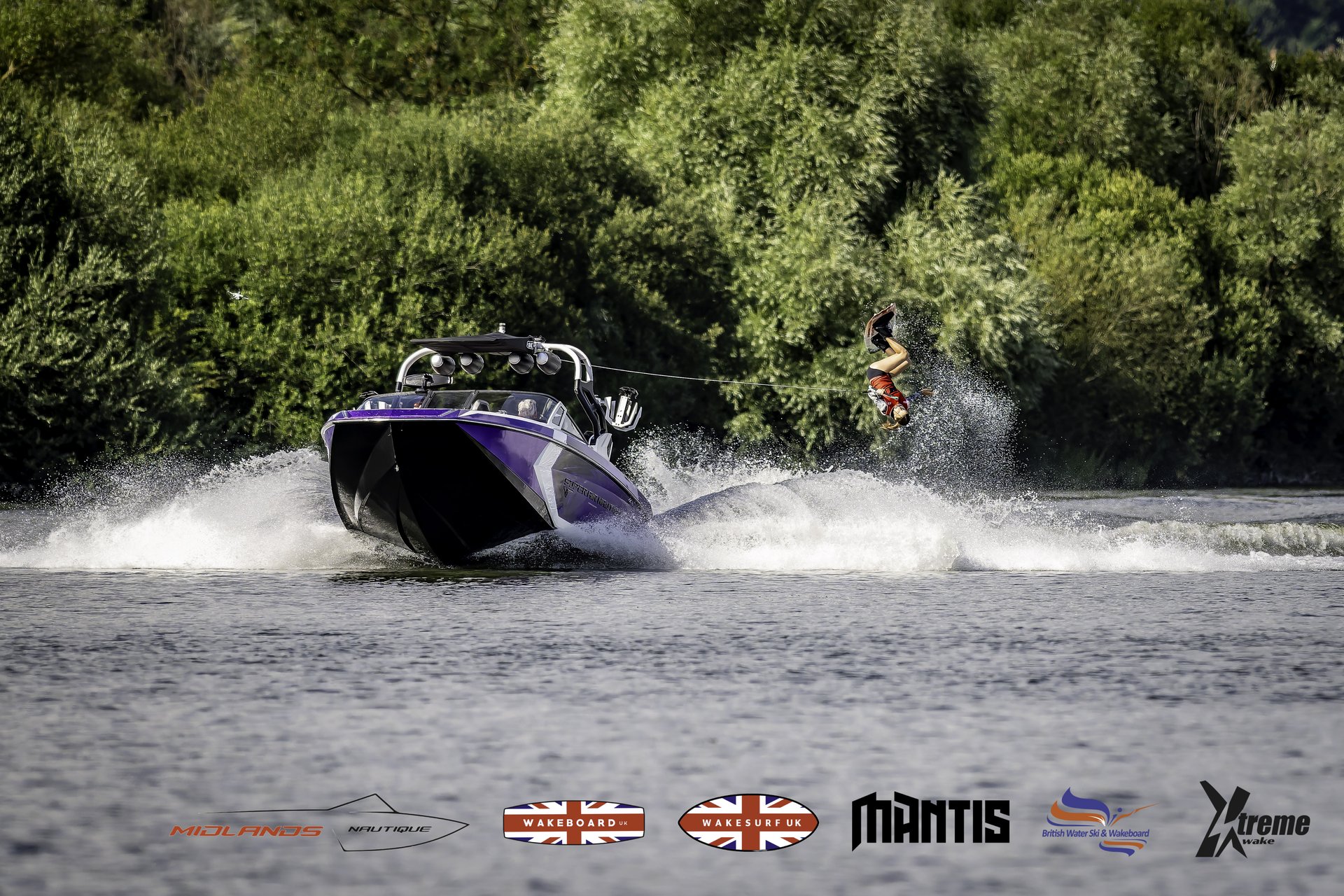 Rider at the 2024 Midlands Nautique UK Wake Nationals Wakeboard