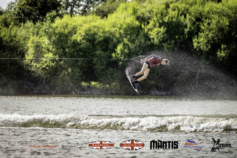 Rider at the 2024 Midlands Nautique UK Wake Nationals Wakeboard - Photo Mantis Pro Media