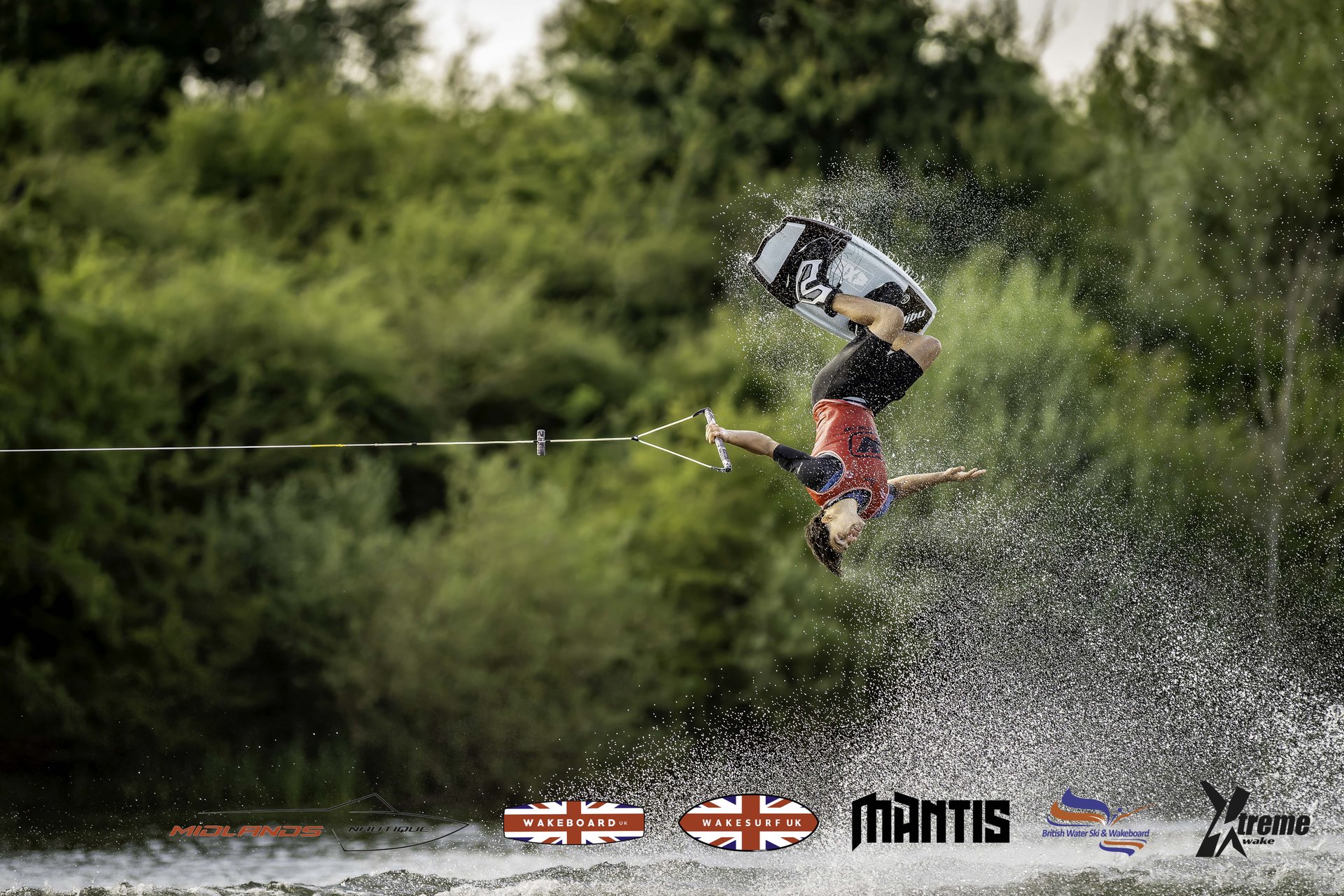 Rider at the 2024 Midlands Nautique UK Wake Nationals Wakeboard
