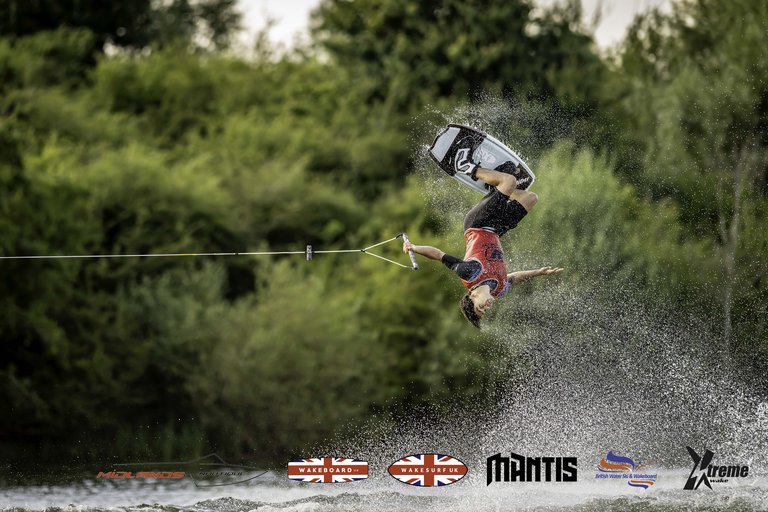 Rider at the 2024 Midlands Nautique UK Wake Nationals Wakeboard - Photo Mantis Pro Media