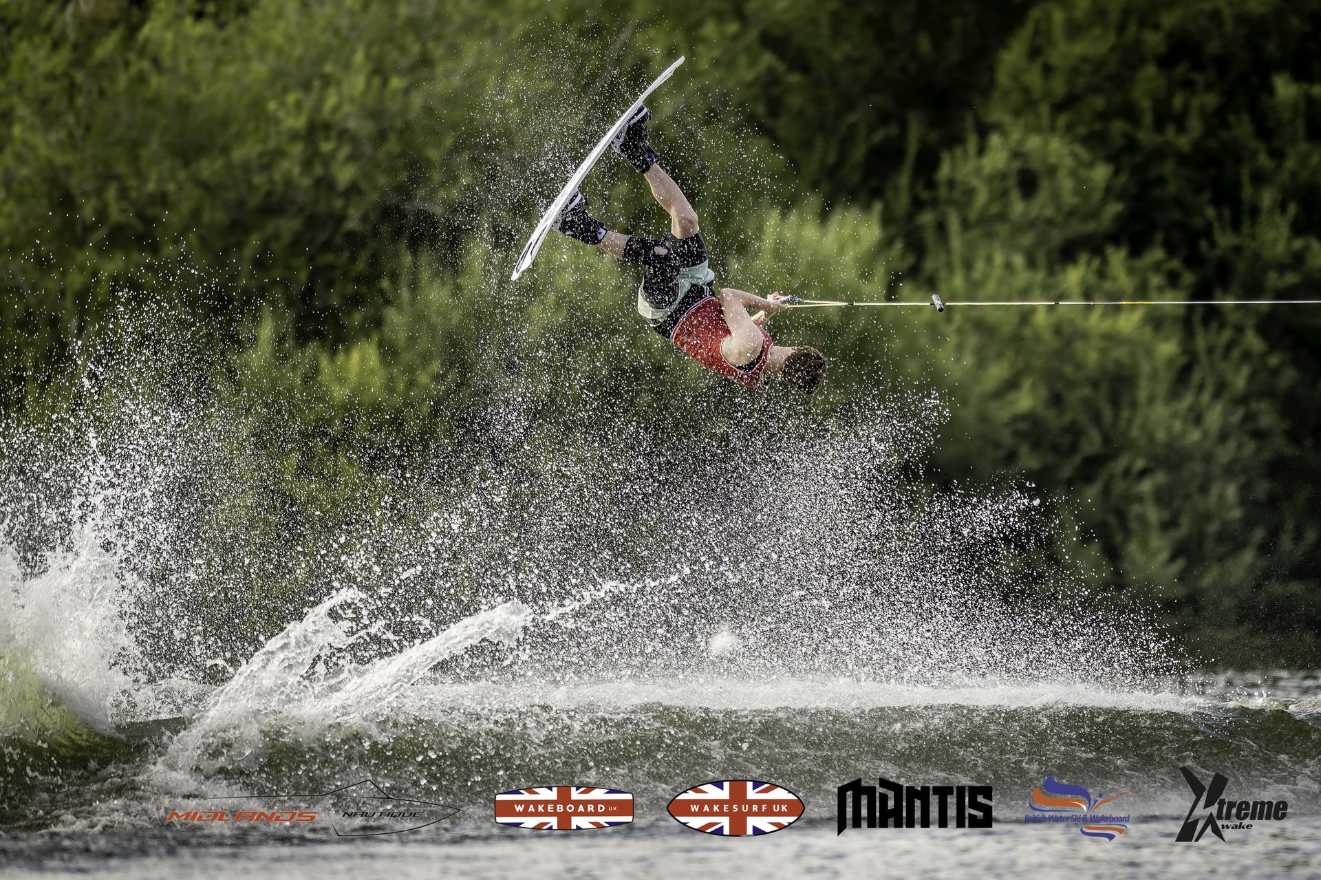 Rider at the 2024 Midlands Nautique UK Wake Nationals Wakeboard