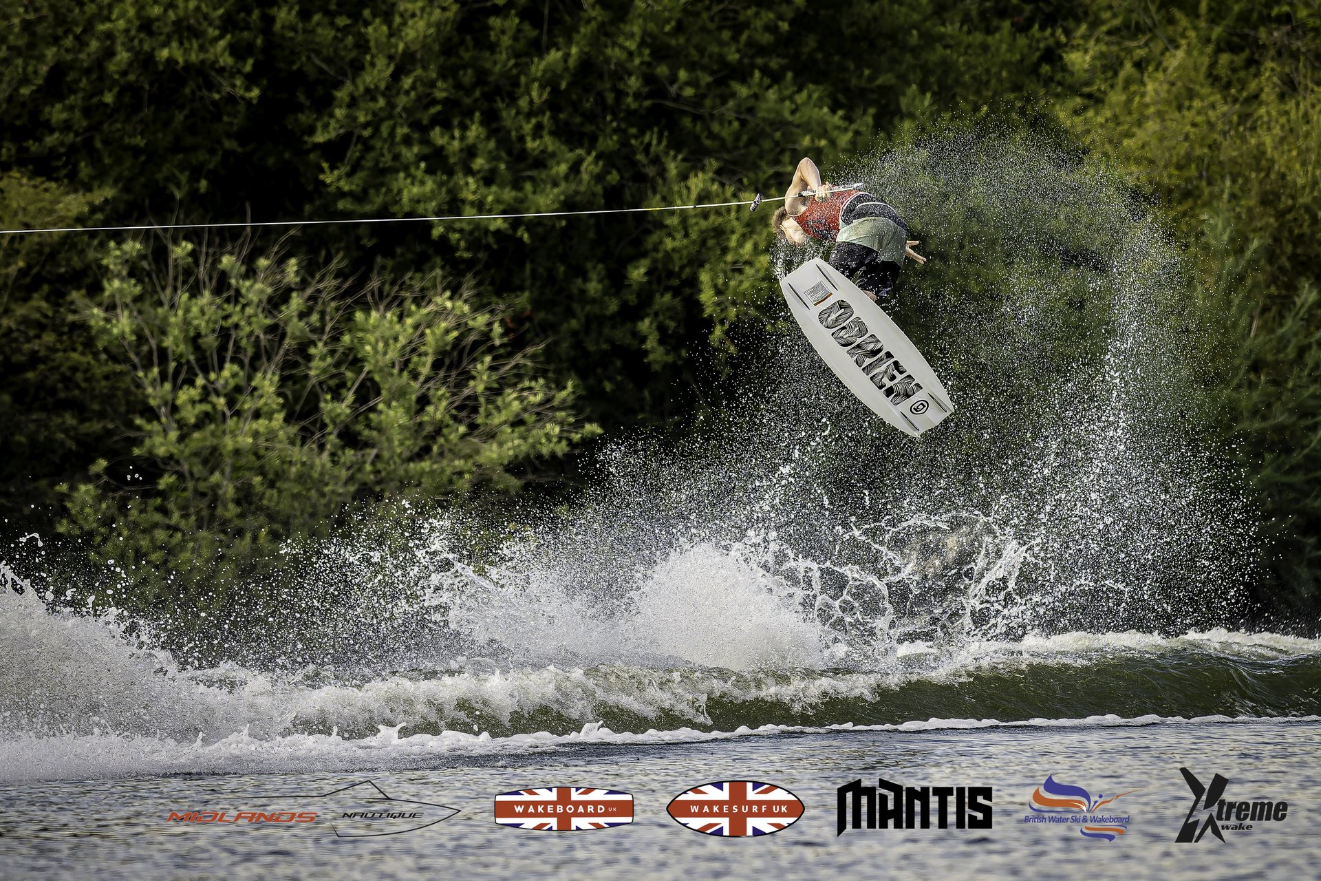 Rider at the 2024 Midlands Nautique UK Wake Nationals Wakeboard