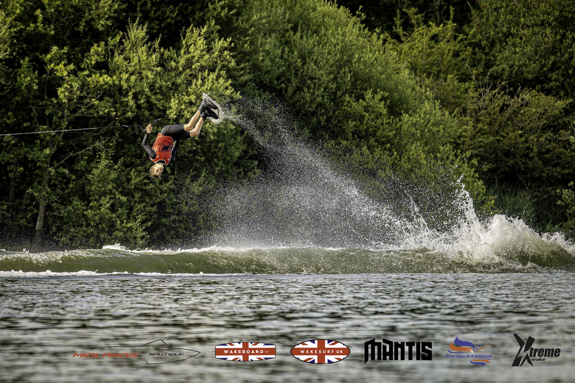 Rider at the 2024 Midlands Nautique UK Wake Nationals Wakeboard