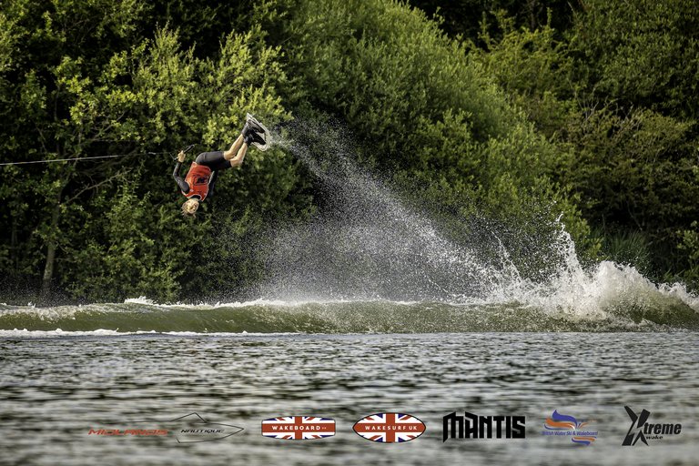 Rider at the 2024 Midlands Nautique UK Wake Nationals Wakeboard - Photo Mantis Pro Media