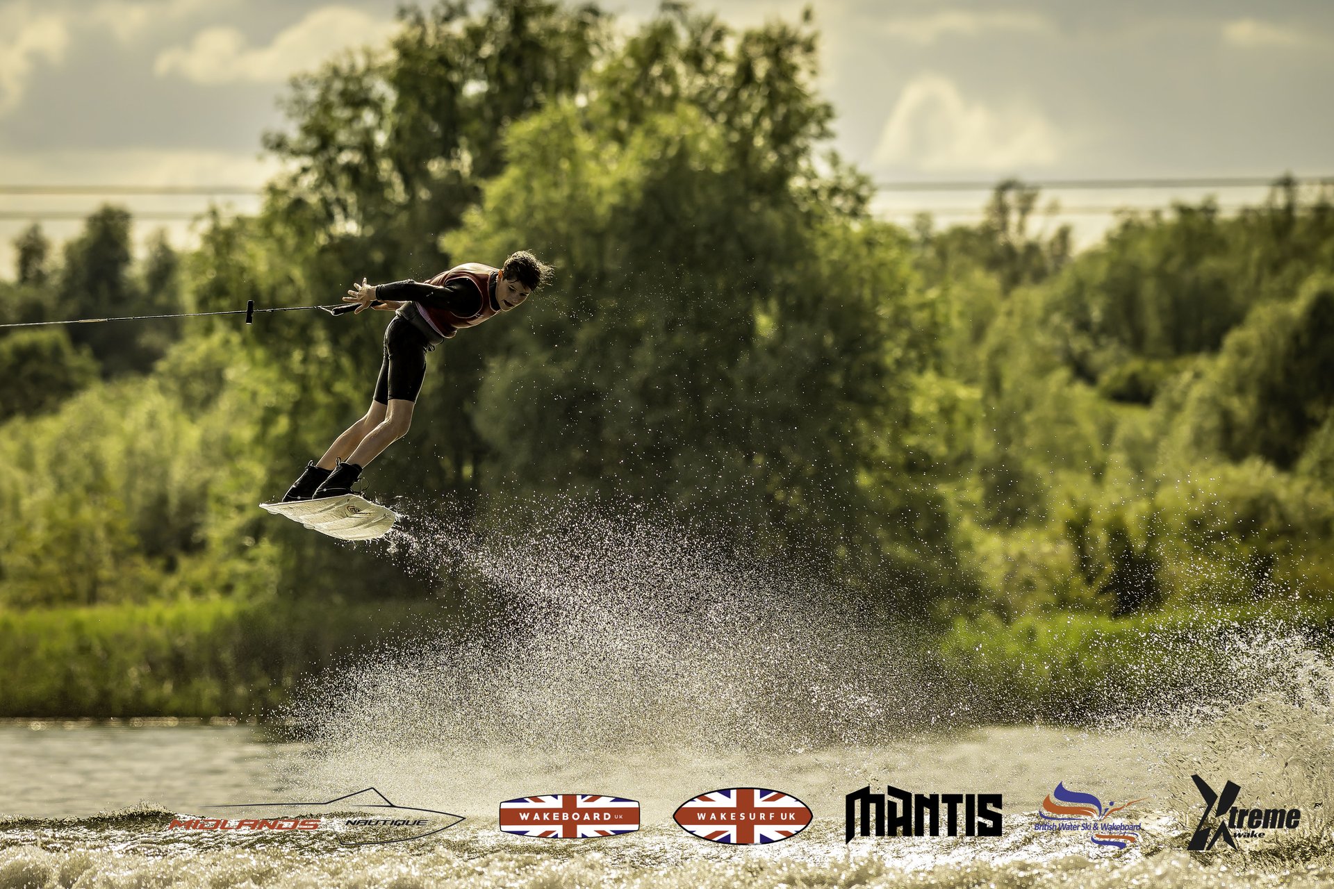 Rider at the 2024 Midlands Nautique UK Wake Nationals Wakeboard
