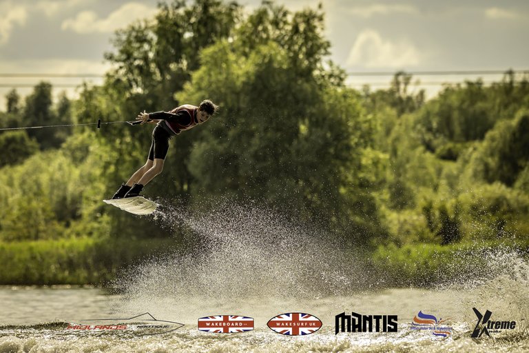 Rider at the 2024 Midlands Nautique UK Wake Nationals Wakeboard - Photo Mantis Pro Media