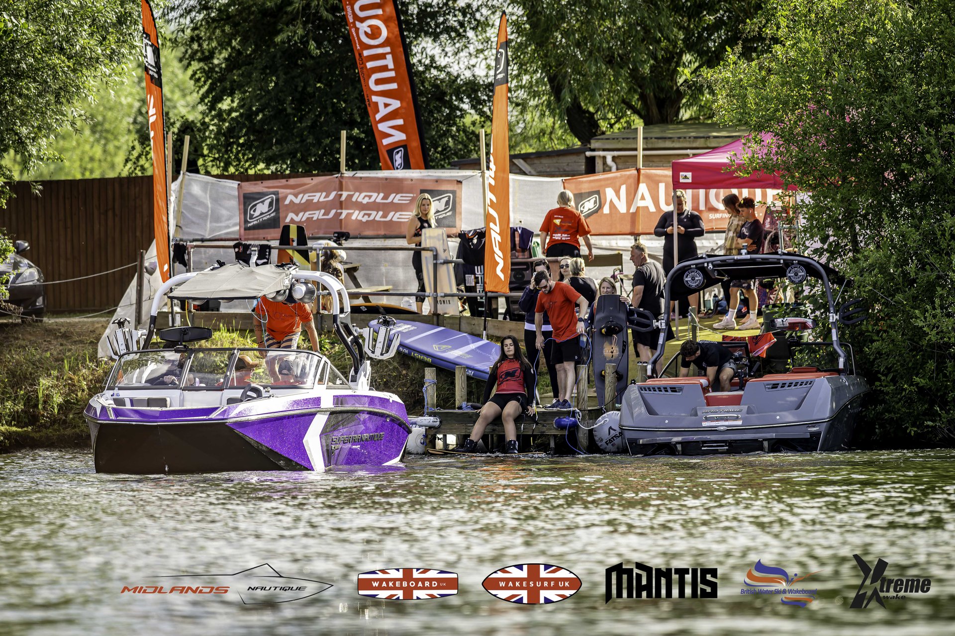 Rider at the 2024 Midlands Nautique UK Wake Nationals Wakeboard