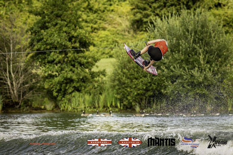 Rider at the 2024 Midlands Nautique UK Wake Nationals Wakeboard - Photo Mantis Pro Media