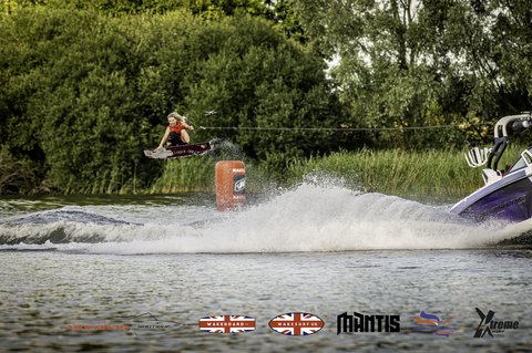Kate Waldron at the 2024 Midlands Nautique UK Wake Nationals Wakeboard - Photo Mantis Pro Media