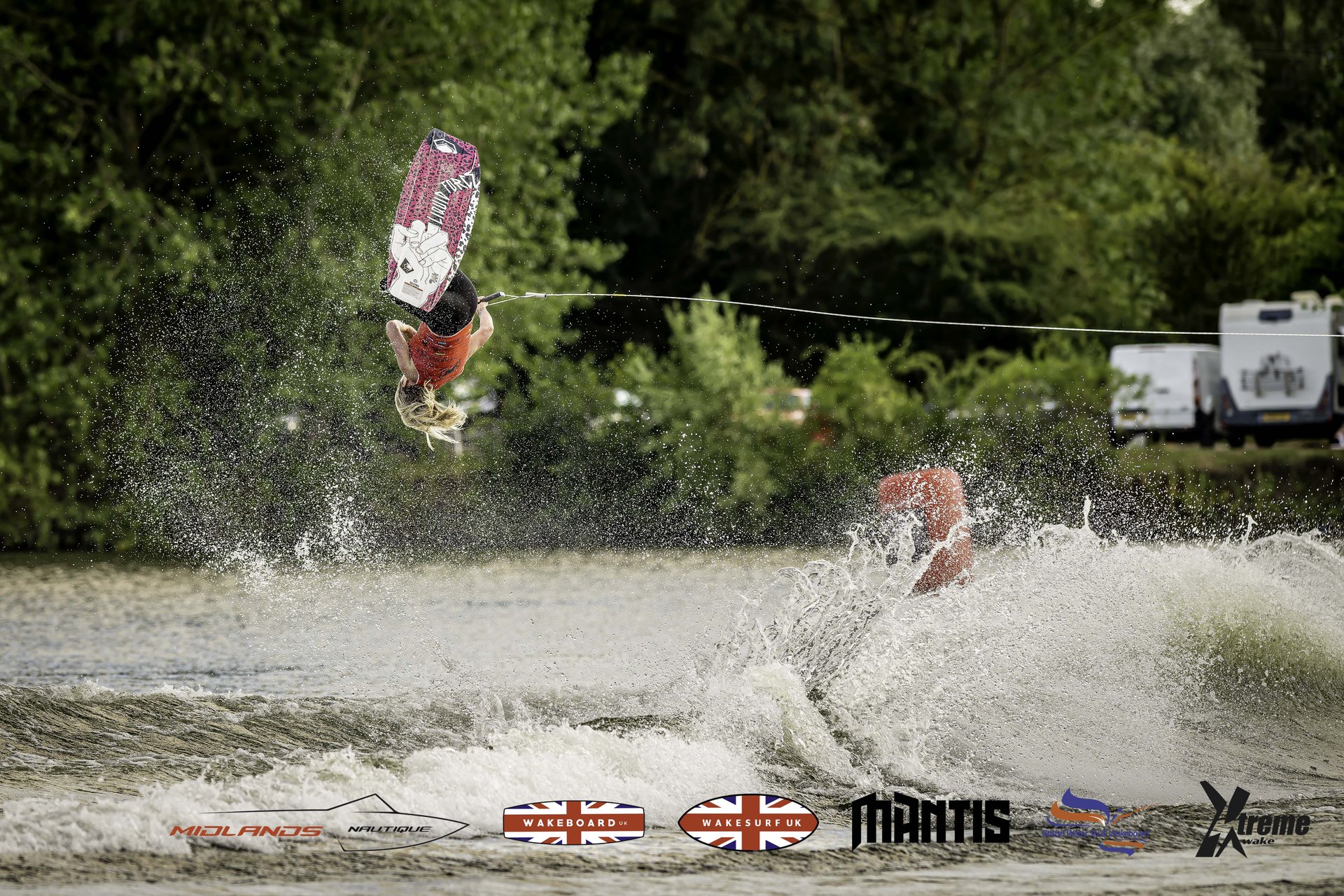 Rider at the 2024 Midlands Nautique UK Wake Nationals Wakeboard