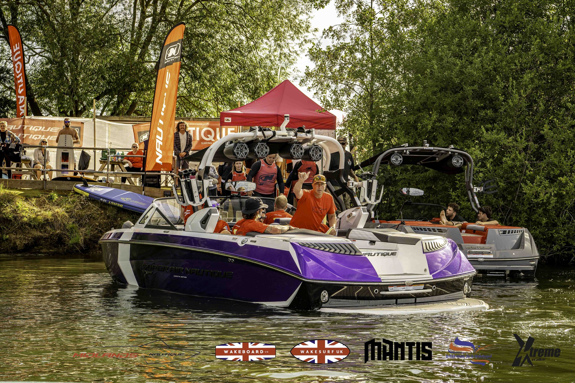Rider at the 2024 Midlands Nautique UK Wake Nationals Wakeboard