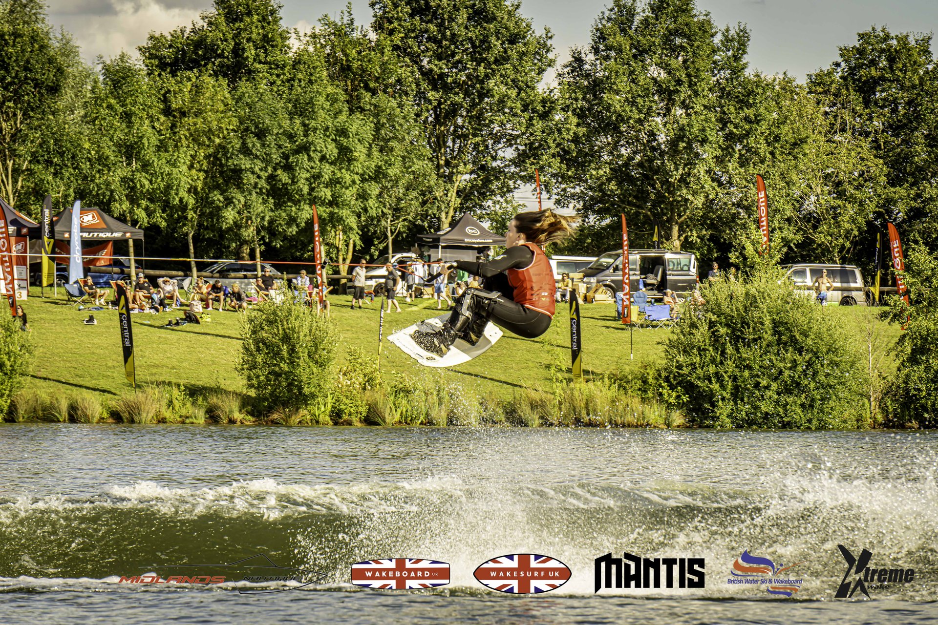 Rider at the 2024 Midlands Nautique UK Wake Nationals Wakeboard