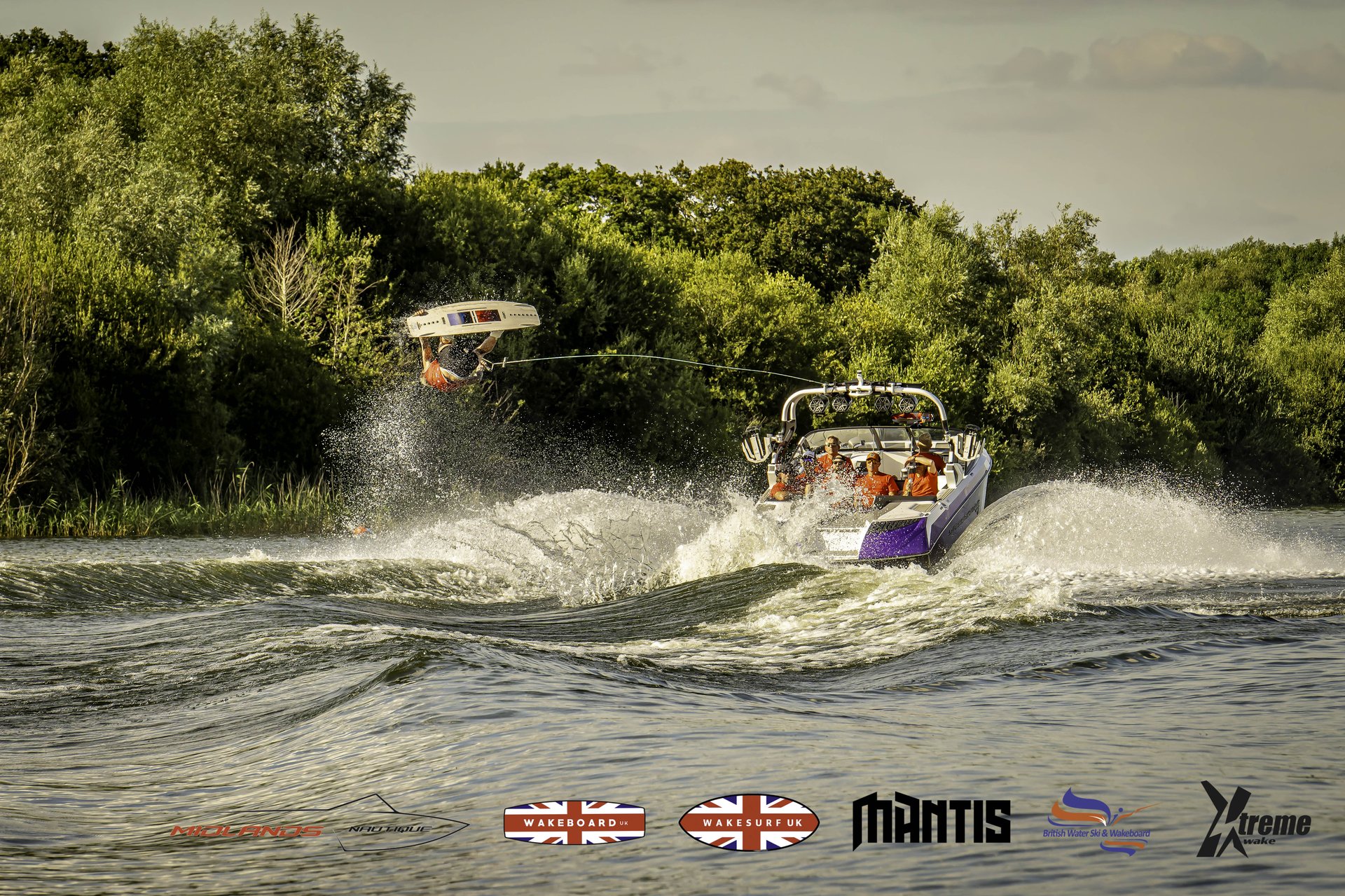 Rider at the 2024 Midlands Nautique UK Wake Nationals Wakeboard