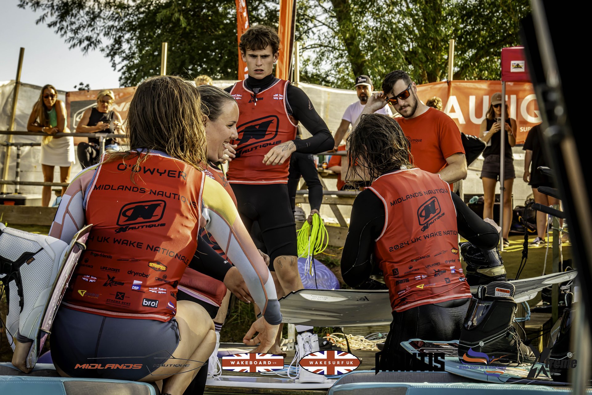 Rider at the 2024 Midlands Nautique UK Wake Nationals Wakeboard