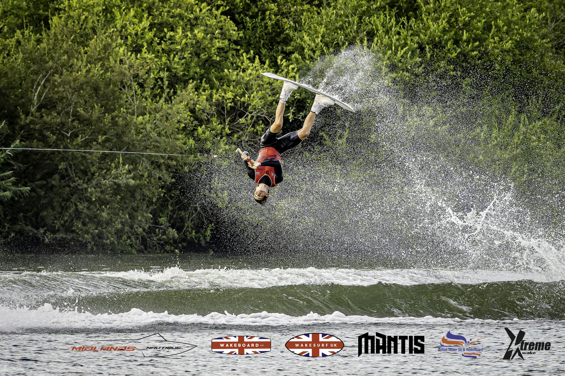 Rider at the 2024 Midlands Nautique UK Wake Nationals Wakeboard