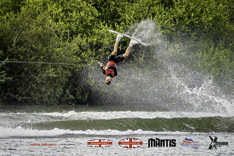 Rider at the 2024 Midlands Nautique UK Wake Nationals Wakeboard - Photo Mantis Pro Media