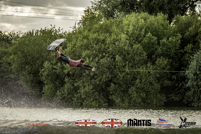 Rider at the 2024 Midlands Nautique UK Wake Nationals Wakeboard - Photo Mantis Pro Media