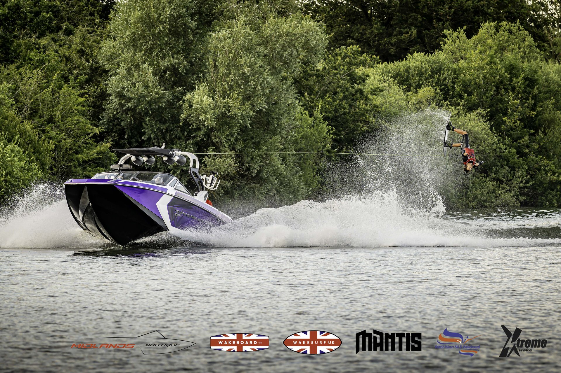 Rider at the 2024 Midlands Nautique UK Wake Nationals Wakeboard
