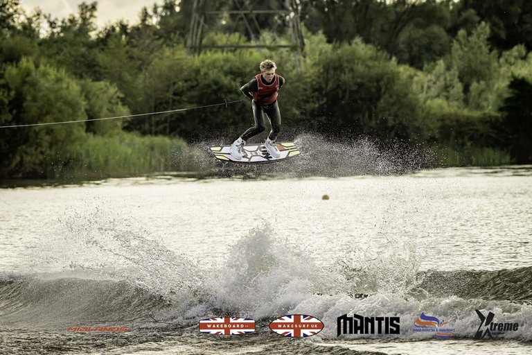 Rider at the 2024 Midlands Nautique UK Wake Nationals Wakeboard - Photo Mantis Pro Media