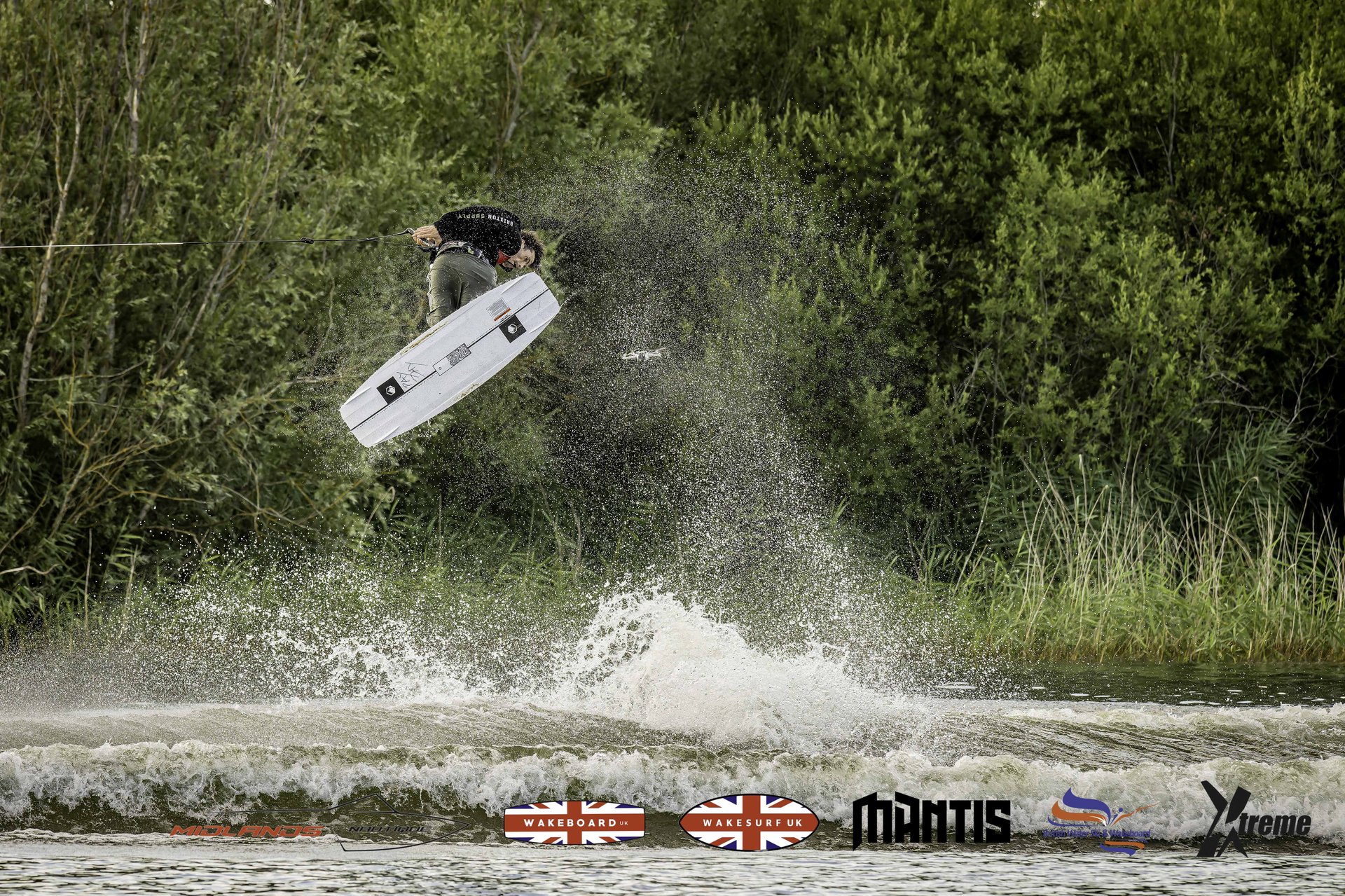 Rider at the 2024 Midlands Nautique UK Wake Nationals Wakeboard