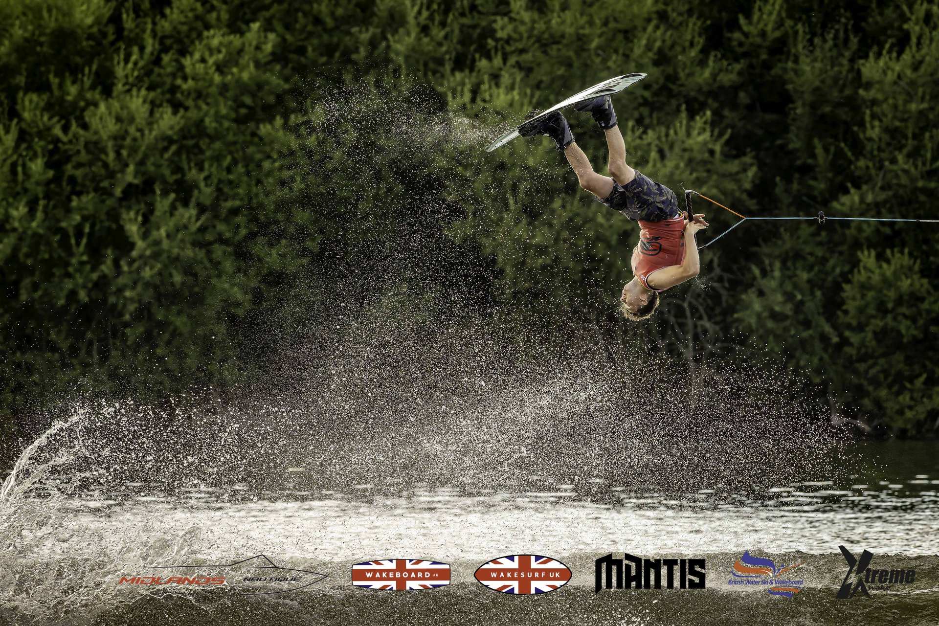 Rider at the 2024 Midlands Nautique UK Wake Nationals Wakeboard