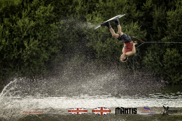 Rider at the 2024 Midlands Nautique UK Wake Nationals Wakeboard - Photo Mantis Pro Media