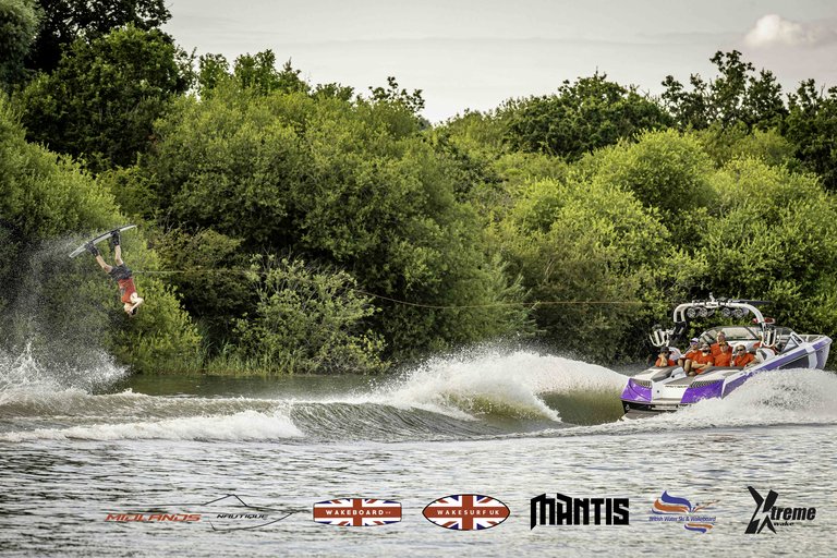 Rider at the 2024 Midlands Nautique UK Wake Nationals Wakeboard - Photo Mantis Pro Media