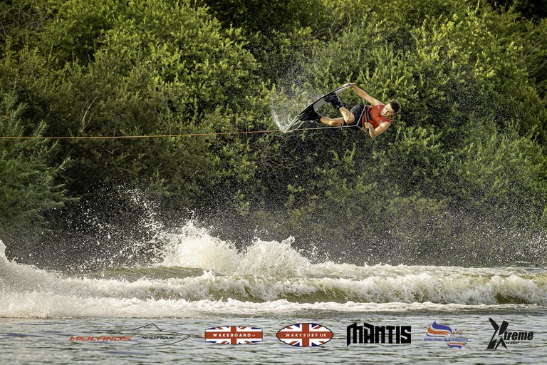 Rider at the 2024 Midlands Nautique UK Wake Nationals Wakeboard - Photo Mantis Pro Media