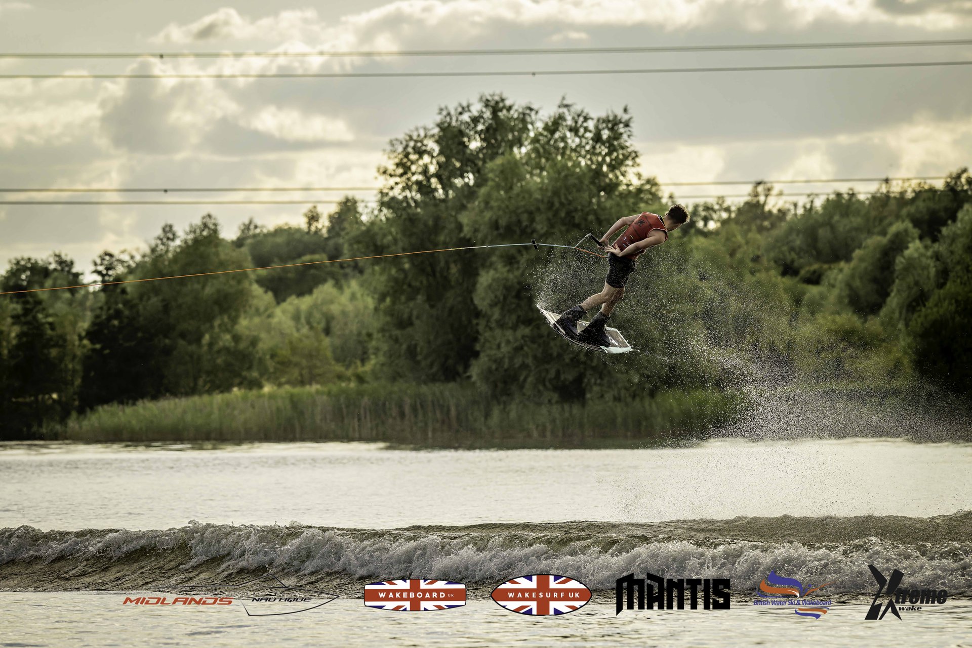 Rider at the 2024 Midlands Nautique UK Wake Nationals Wakeboard