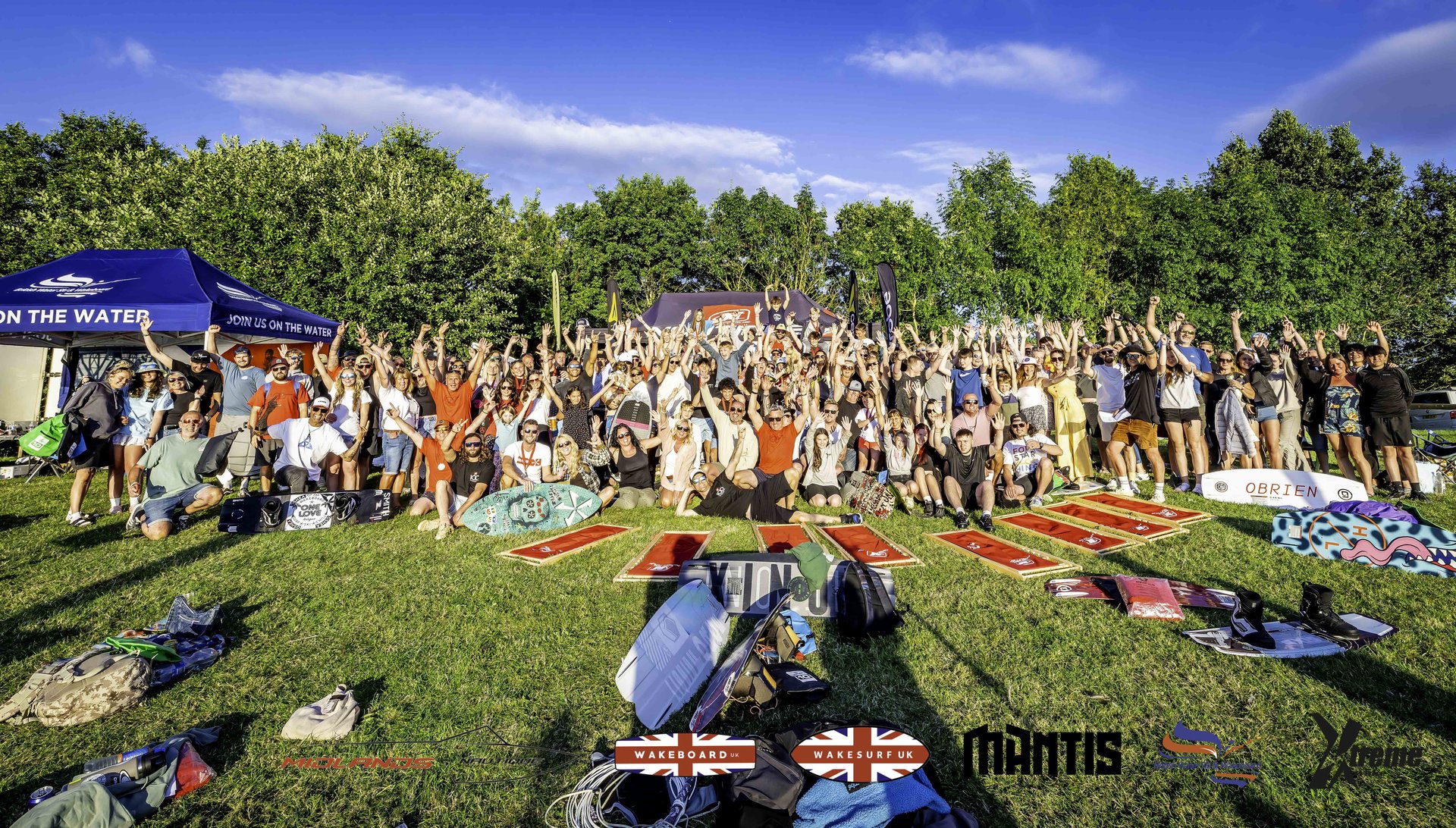 Group Shot of the 2024 Midlands Nautique UK Wake Nationals