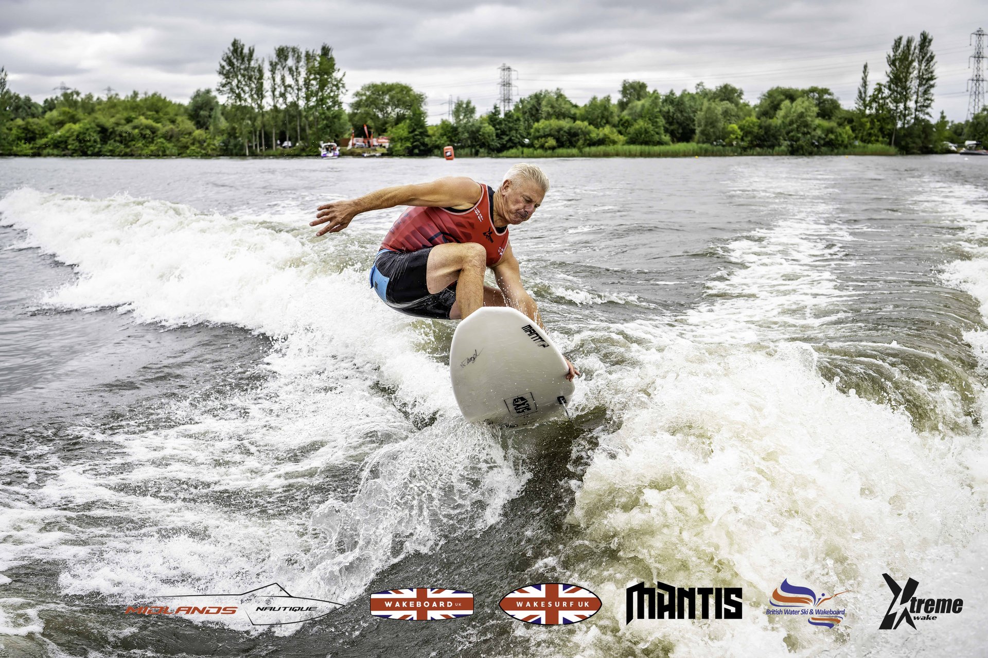 Rider at the 2024 Midlands Nautique UK Wake Nationals Wakesurf