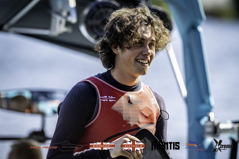 Harry Jones at the 2024 Midlands Nautique UK Wake Nationals Wakesurf
