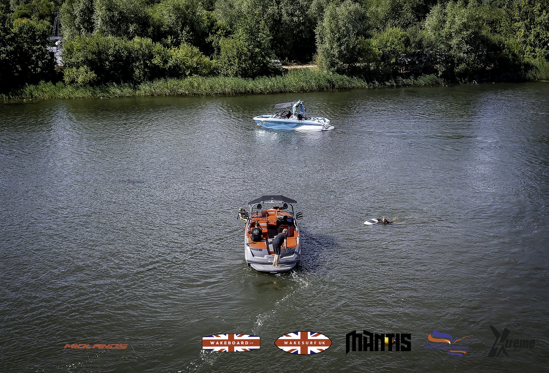 Rider at the 2024 Midlands Nautique UK Wake Nationals Wakesurf