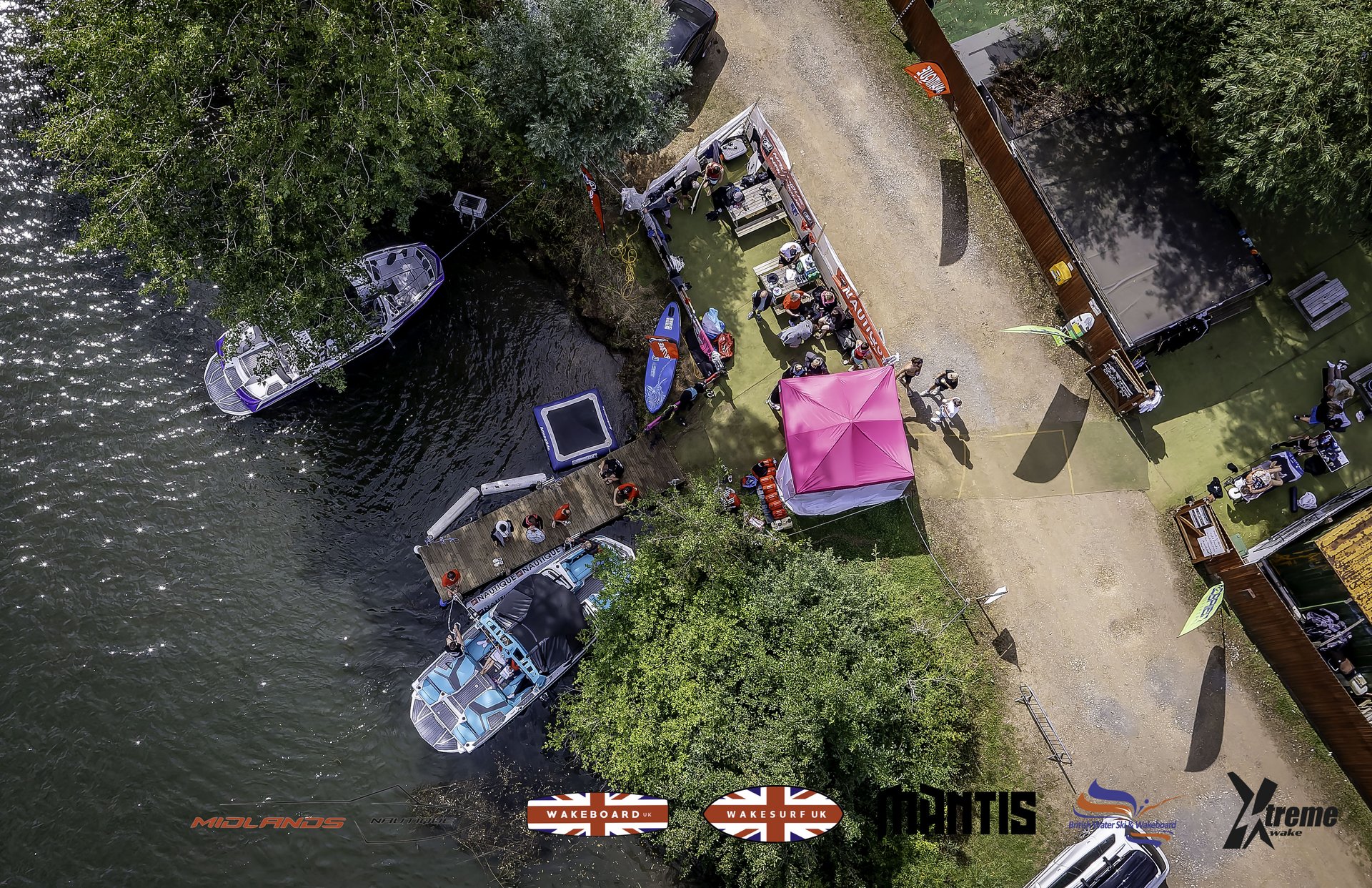 Rider at the 2024 Midlands Nautique UK Wake Nationals Wakesurf