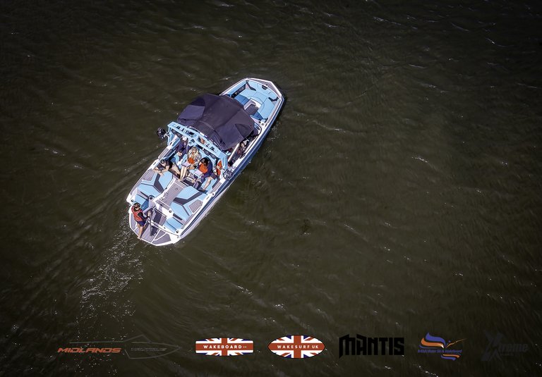 Rider at the 2024 Midlands Nautique UK Wake Nationals Wakesurf - Photos Mantis Pro Media