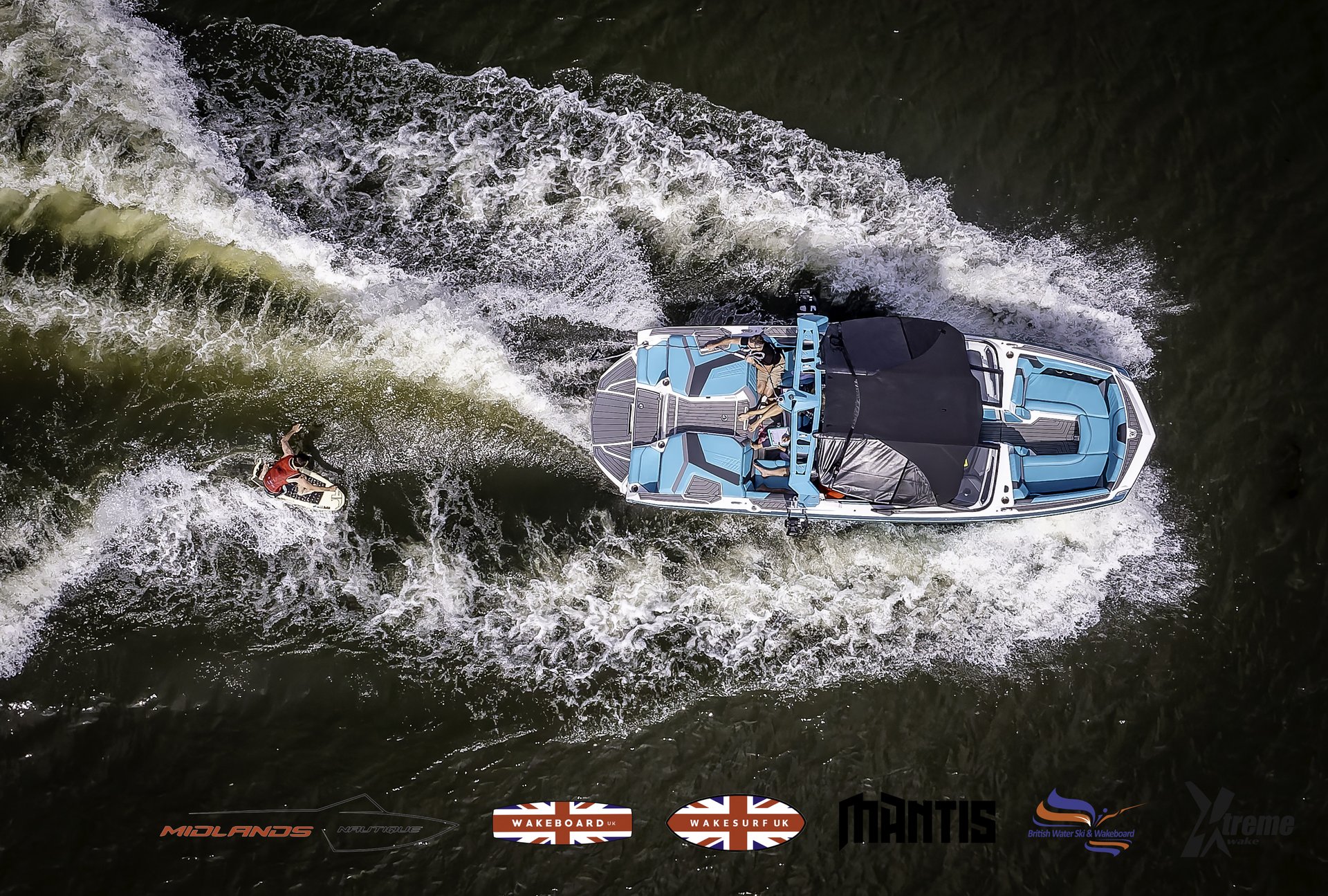 Rider at the 2024 Midlands Nautique UK Wake Nationals Wakesurf