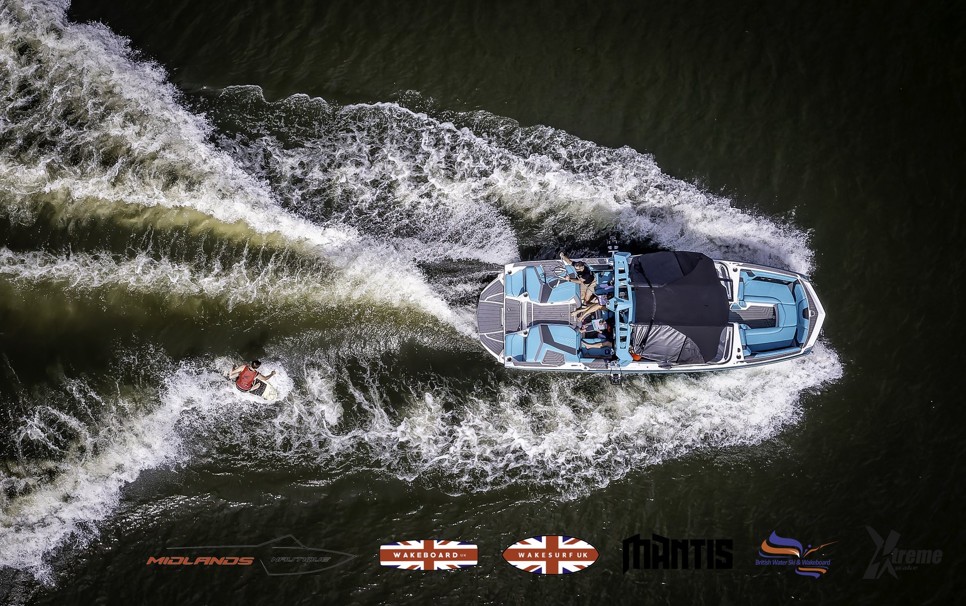 Rider at the 2024 Midlands Nautique UK Wake Nationals Wakesurf