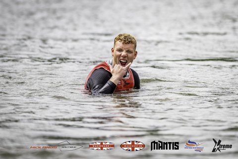 Rider at the 2024 Midlands Nautique UK Wake Nationals Wakesurf - Photos Mantis Pro Media