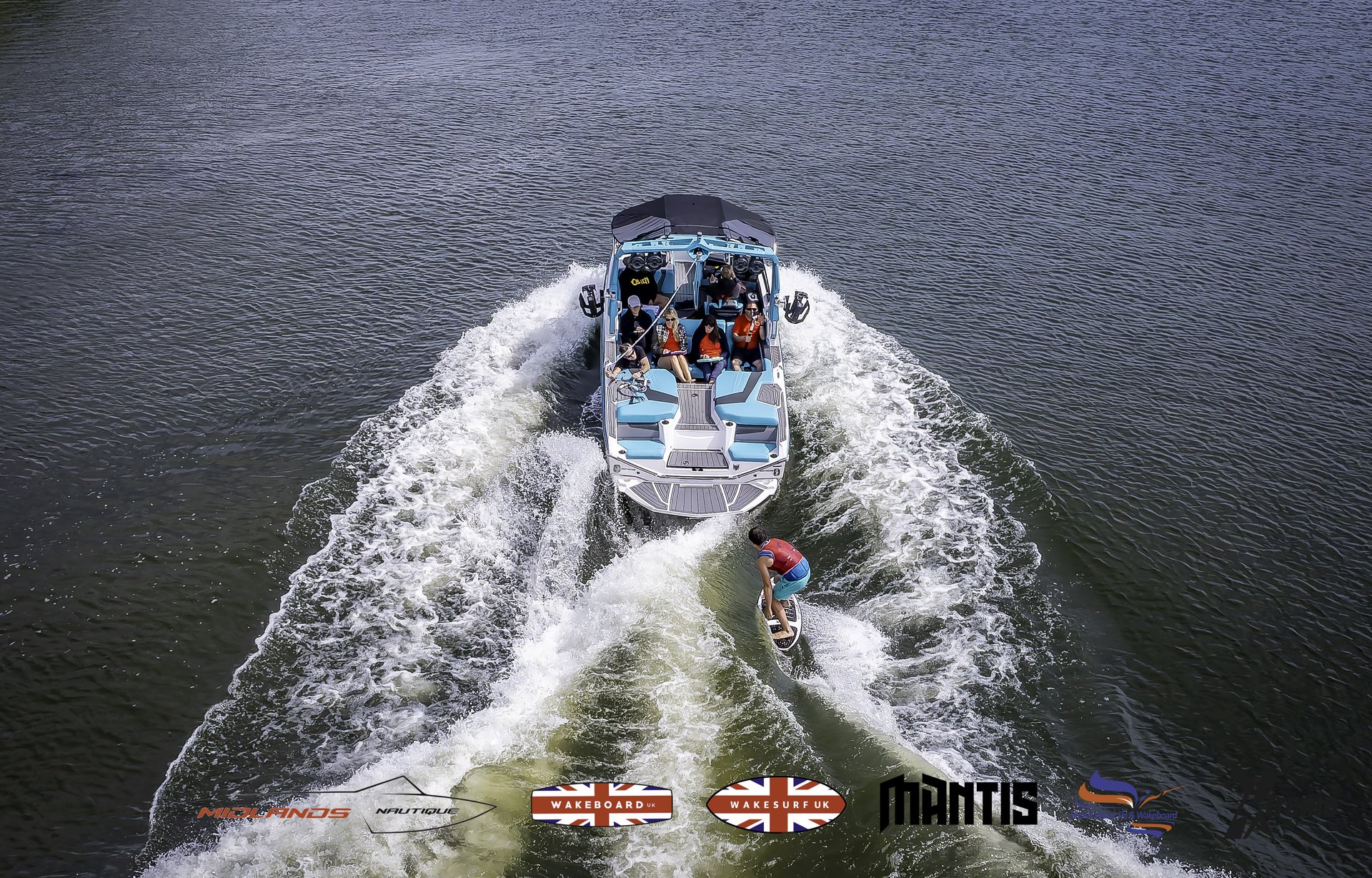 Rider at the 2024 Midlands Nautique UK Wake Nationals Wakesurf