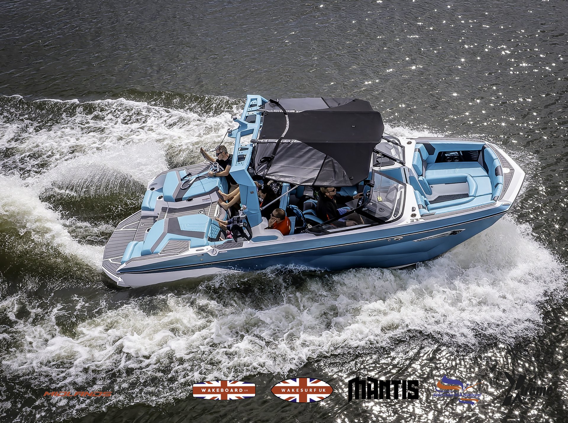 Rider at the 2024 Midlands Nautique UK Wake Nationals Wakesurf
